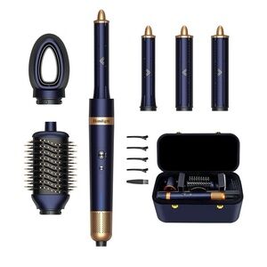 Black and Gold Hair Styling Set